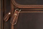 Luxorro Full Grain Leather Briefcase for Men, Top Choice Gifts for Men, Handcrafted Leather Laptop Bag with Multiple Compartments and Brass Hardware, Fits 15.6 Inch Laptop - Image 7